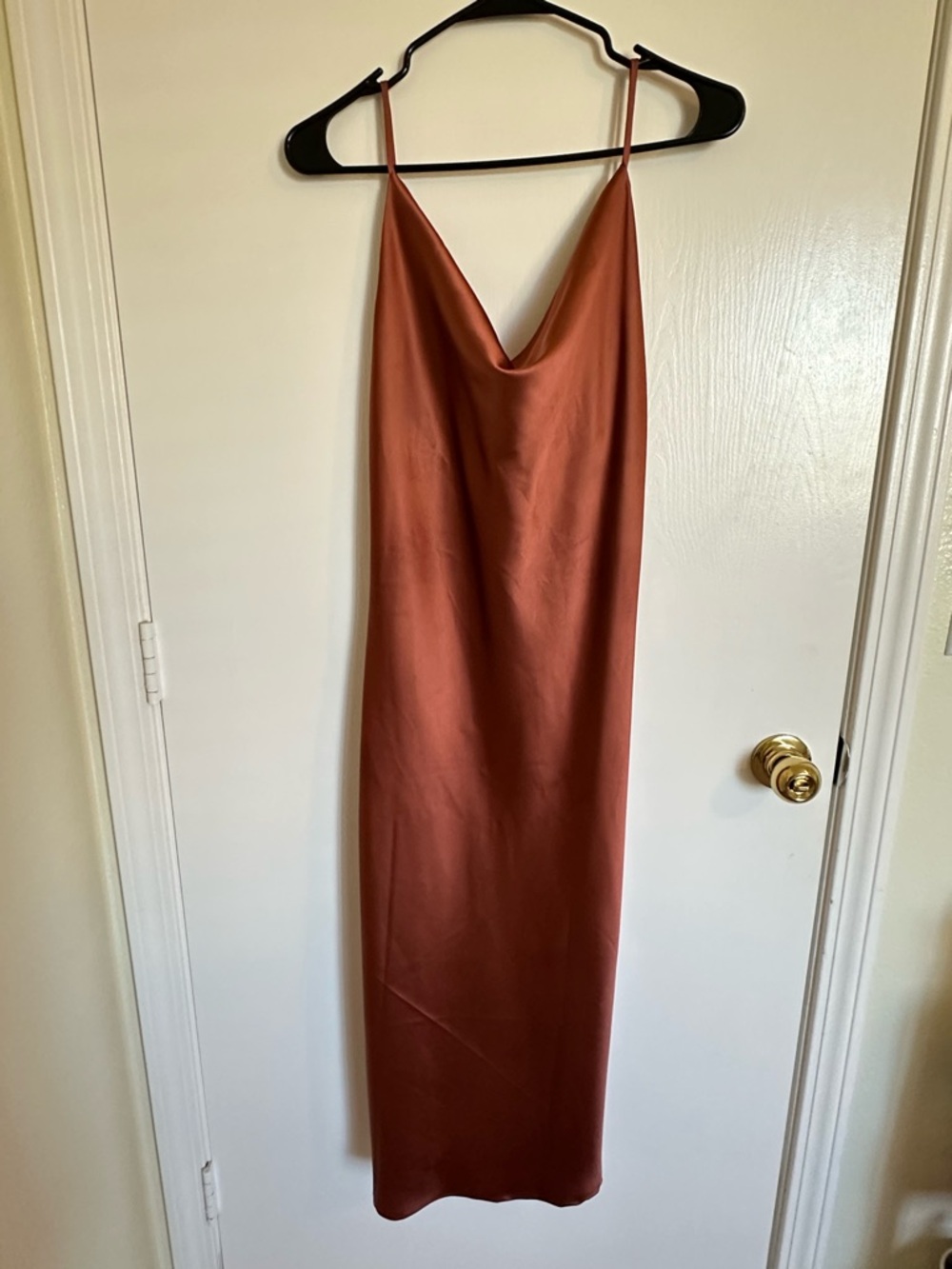 Petal & Pup Rust Slip Maxi Dress